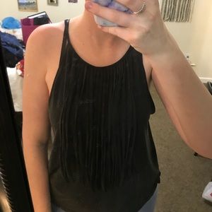 Fringe tank top